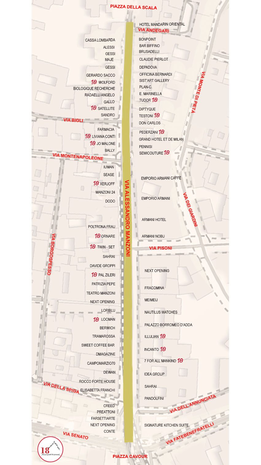 Mappatura_Via Manzoni Mappatura_Via Manzoni